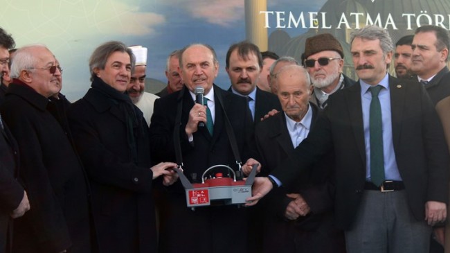 Taksim Camii temeli atıldı