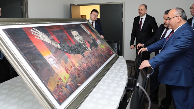 Başkan Can, Tunceli Valisi Kaymak’ı belediyede ağırladı