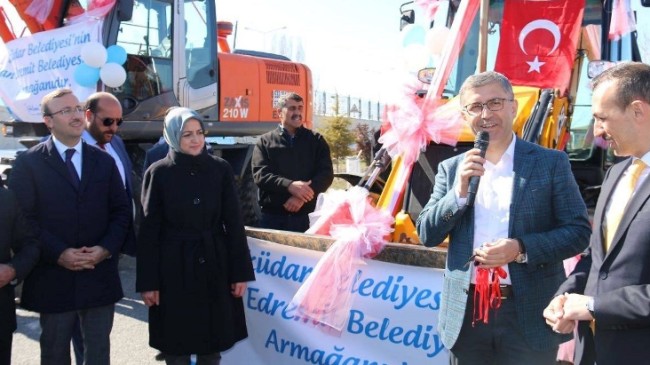 Üsküdar Belediyesi’nden kardeş şehir Edremit’e destek