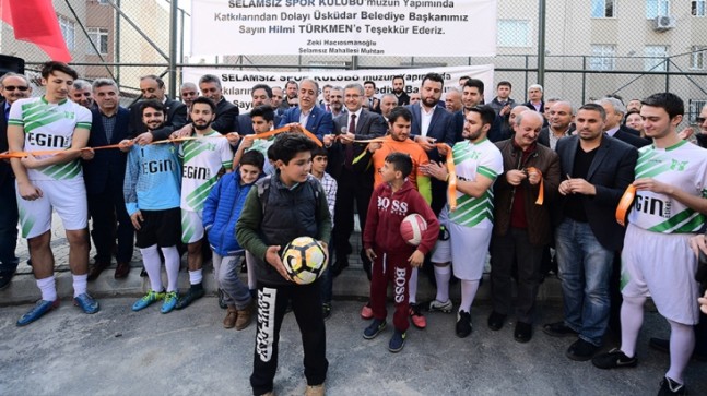 Üsküdar Belediyesi’nden Selamsız gençlerine spor tesisi