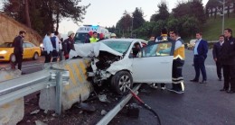 Kadıköy E-5 Karayolunda kaza