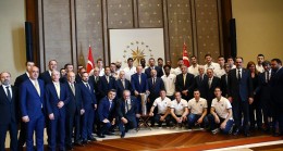 Euroleague şampiyonu Fenerbahçe’den Cumhurbaşkanı Erdoğan’a ziyaret