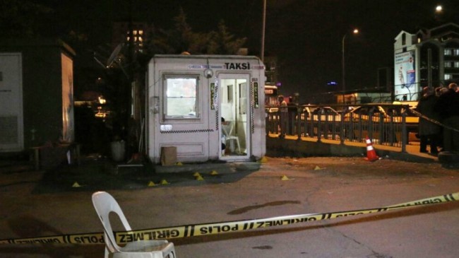 Ümraniye’de taksi durağına silahlı saldırı, 1 ölü