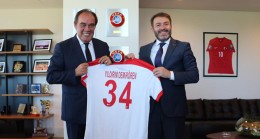 Başkan Mehmet Genç, TFF Başkanı Demirören’i ziyaret etti