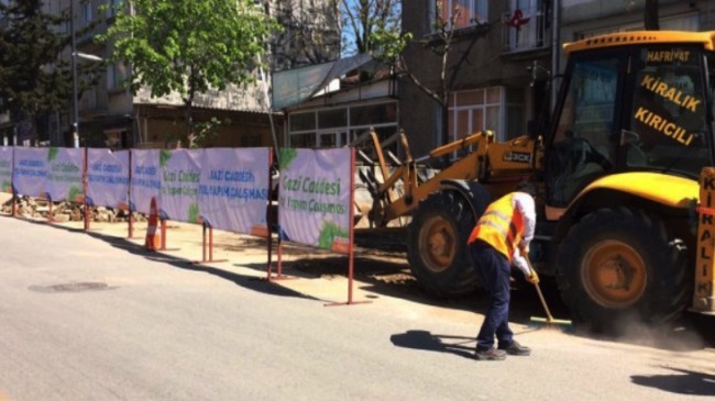 Üsküdar Belediyesi cadde ve sokakları yeniliyor