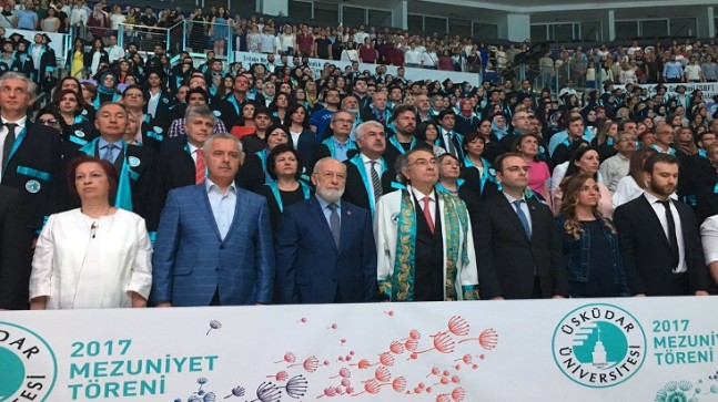 Üsküdar Üniversitesi’ne yakışır mezuniyet töreni