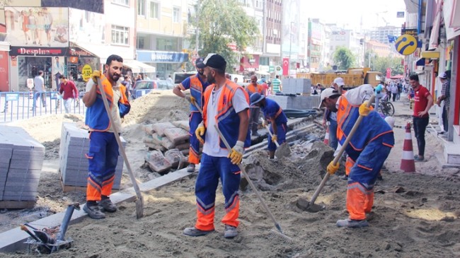 Zeytinburnu 58’inci Bulvar Caddesi yenileniyor