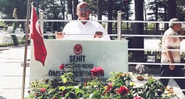 Başkan Hasan Can, Şehit Ömer Halisdemir’in kabrini ziyaret etti