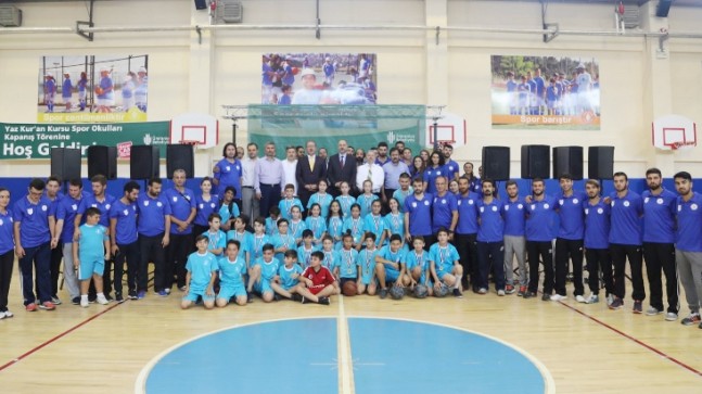 Ümraniye “Yaz Kur’an Kursu Spor Okulları” kapanış töreni düzenlendi