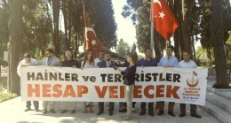15 Temmuz gazileri, terörist sevici Sezgin Tanrıkulu’yu protesto etti