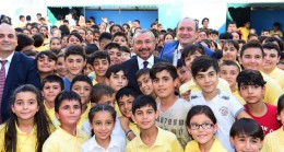 Başkan Erdem, eğitim-öğretimin ilk günü okulları ziyaret etti
