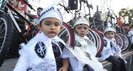 Beykoz Belediyesi, sünnet ettirdiği 645 çocuğa bisiklet dağıttı