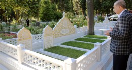 Cumhurbaşkanı Erdoğan, büyüklerinin mezarını ziyaret etti