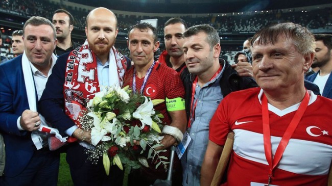 Bilal Erdoğan da Ampute Milli maçında idi