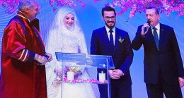 Cumhurbaşkanı Erdoğan, Muhammed-Gülşah Turan çiftinin nikah şahidi