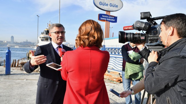 Başkan Hilmi Türkmen, TRT’ye Üsküdar Meydanı’ndaki çalışmaları anlattı