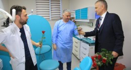 Başkan Poyraz’dan dış doktorlarına ziyaret