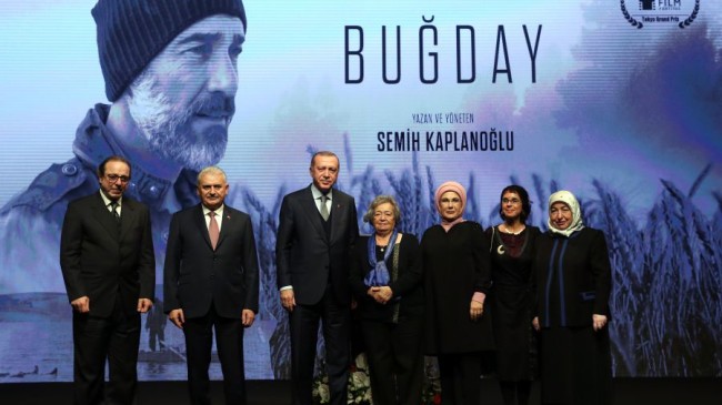 Cumhurbaşkanı Erdoğan, “Buğday” filminin galasına katıldı