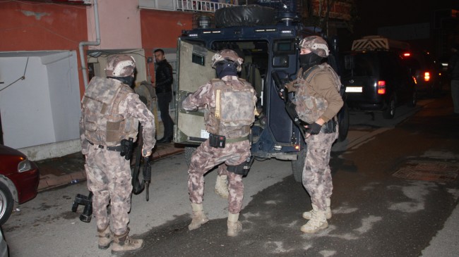 İstanbul polisinden narkotik baskını