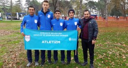 Ümraniyespor yıldız erkekler atletizm takımı Türkiye Şampiyonasında