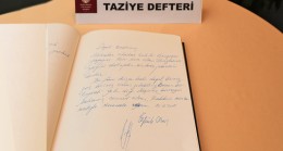 İTO Başkanı Öztürk Oran, Çağlar’ın taziye defterine yazdıklarıyla duygulandırdı!