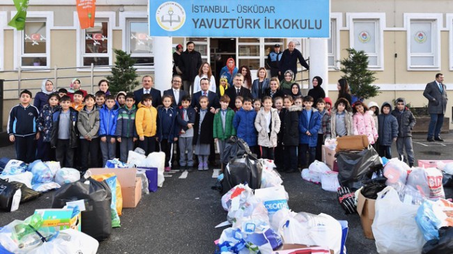 Başkan Türkmen, çevreci dostu Yavuztürklü öğrencileri şampiyon ilan etti