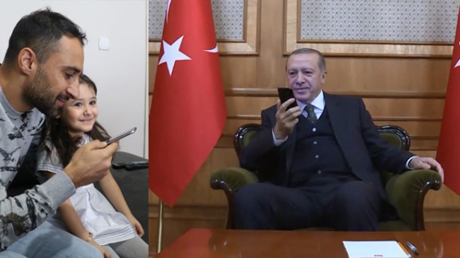 Cumhurbaşkanı Erdoğan, ağlayan o kızı aradı!