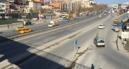 İstanbul’da yollar bomboş