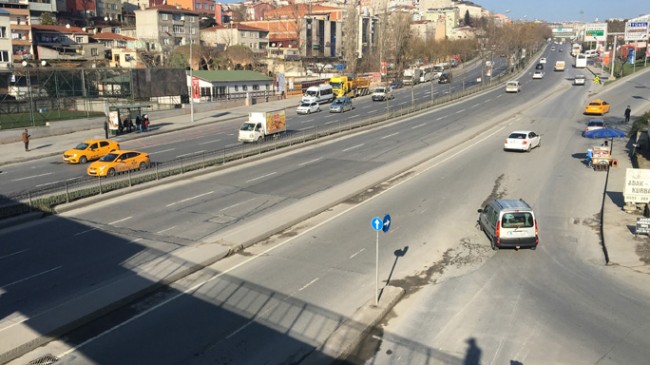İstanbul’da yollar bomboş