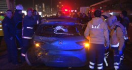 Kadıköy E-5 yolunda zincirleme trafik kazası