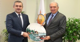 İBB Başkanı Uysal’dan İl Başkanı Bayram Şenocak’a hayırlı olsun ziyareti