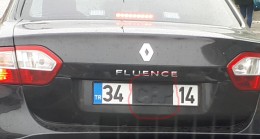 Plakasını saklayarak Ataşehir ve Kadıköy’de trafiğinde dolaşan araç!