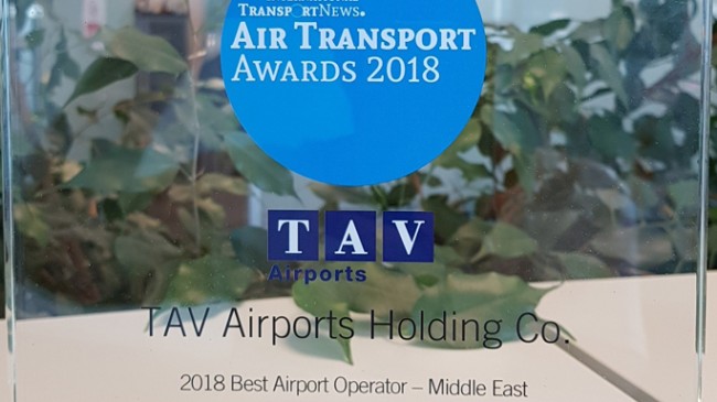 TAV’a en iyi havalimanı işletme ödülü