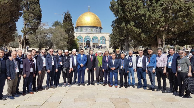 İBB meclis üyeleri, Kudüs’te