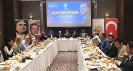 AK Parti Ataşehir İlçe Başkanı Ahmet Özcan, yerel basınla buluştu