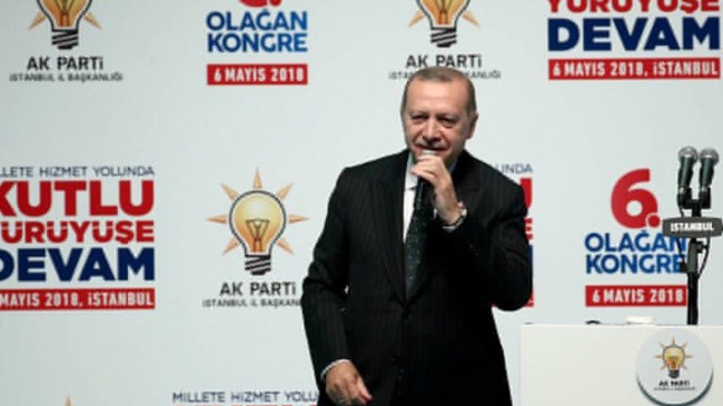 Cumhurbaşkanı Erdoğan, il kongresinde