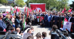 İstanbul’da katil İsrail protesto edildi