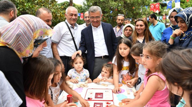 Başkan Türkmen, Üsküdarlılarla Doğancılar Parkı’nda buluştu