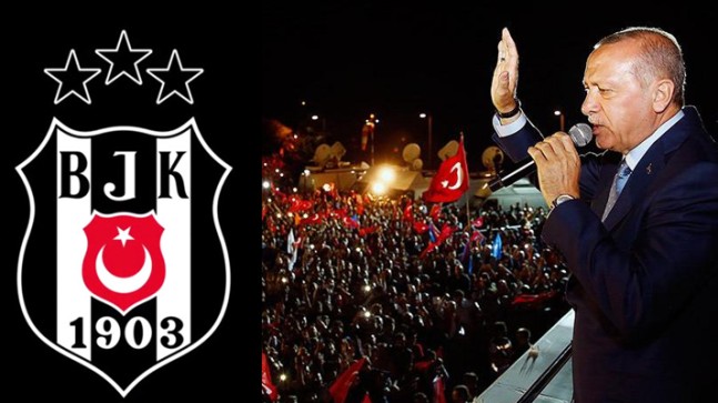 Beşiktaş, Cumhurbaşkanı Recep Tayyip Erdoğan’ı tebrik etti