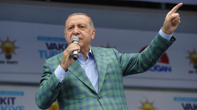 Erdoğan, “Bay Muharrem tutuştu!”
