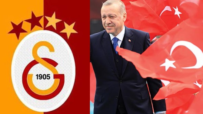 Galatasaray, Erdoğan’ı tebrik etti