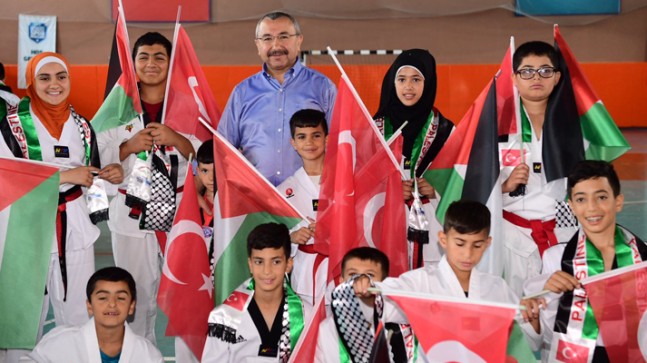 Sancaktepe Belediyesi, Filistin Taekwondo Milli Takımı’nı ağırladı