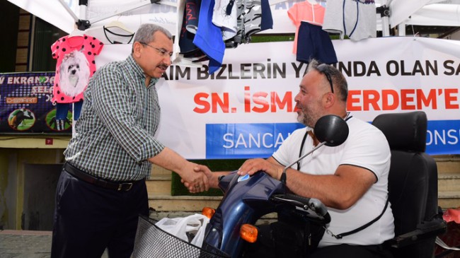 Sancaktepe Belediyesi’nden engelli vatandaşlara ticaret yapma imkanı