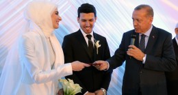 Cumhurbaşkanı Erdoğan, Kurtulmuş’un kızının nikah şahidi oldu
