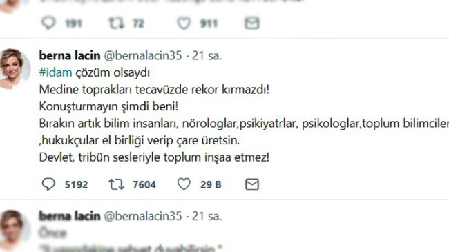 İslam düşmanı Berna Laçin’e vatandaşlardan yoğun tepki!
