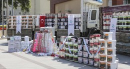 Beykoz Belediyesi’nden okullara boya ve temizlik malzemesi desteği
