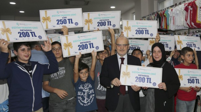 Beykoz Belediyesi’nden 7 bin öğrenciye eğitim desteği