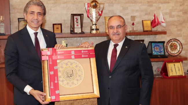 Milletvekili Mustafa Demir, Başkan Hasan Can’ı ziyaret etti