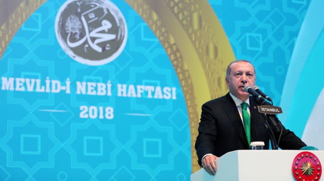 Başkan Erdoğan, “Camiler 18 yıl Ezan-ı Muhammedî’ye hasret bırakıldı”