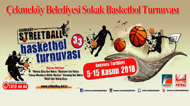 Çekmeköy Belediyesi’nden sokak basketbol turnuvası